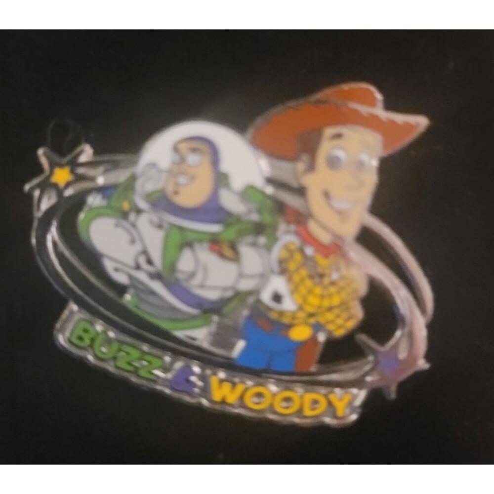 Disney Pin 16444 Buzz Lightyear Woody Toy Story Pixar Cowboy Space Ranger